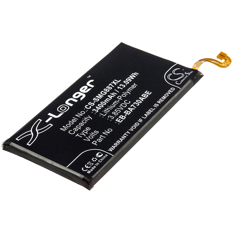 Batteri til SmartPhone, Mobil til Samsung SM-G887, SM-G887N, Galaxy A9 Pro 2018 og andre.