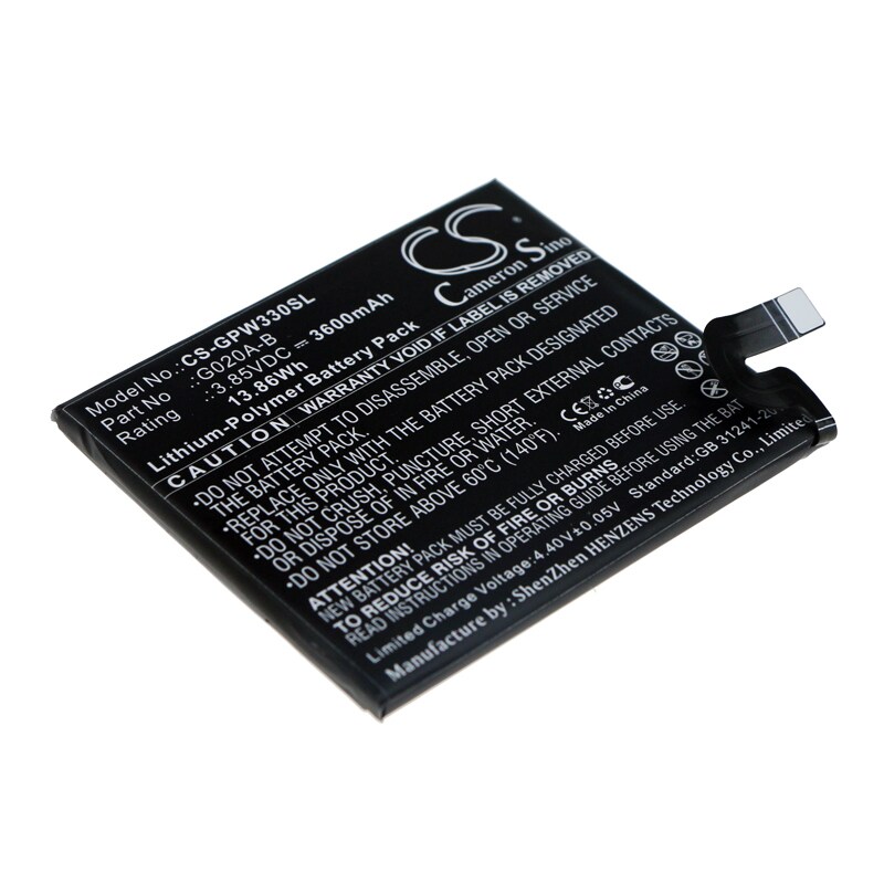 Batteri til SmartPhone, Mobil til Google Pixel 3A XL, G020C