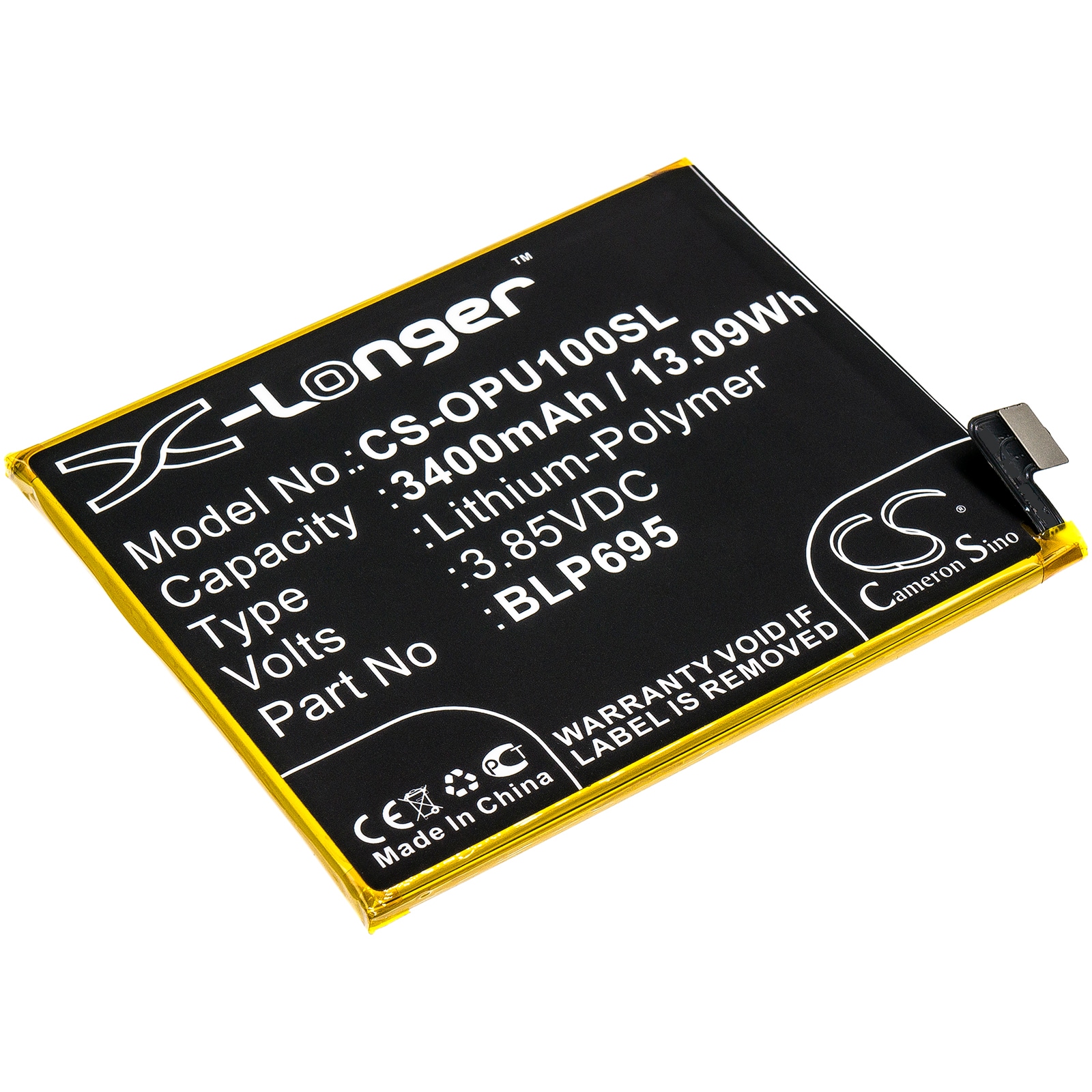 Batteri til SmartPhone, Mobil til OPPO Realme U1, RMX1833, R1833
