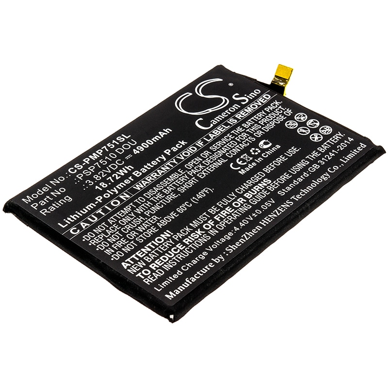 Batteri til SmartPhone, Mobil til Prestigio PSP7510 DOU, Muze C7 Duo