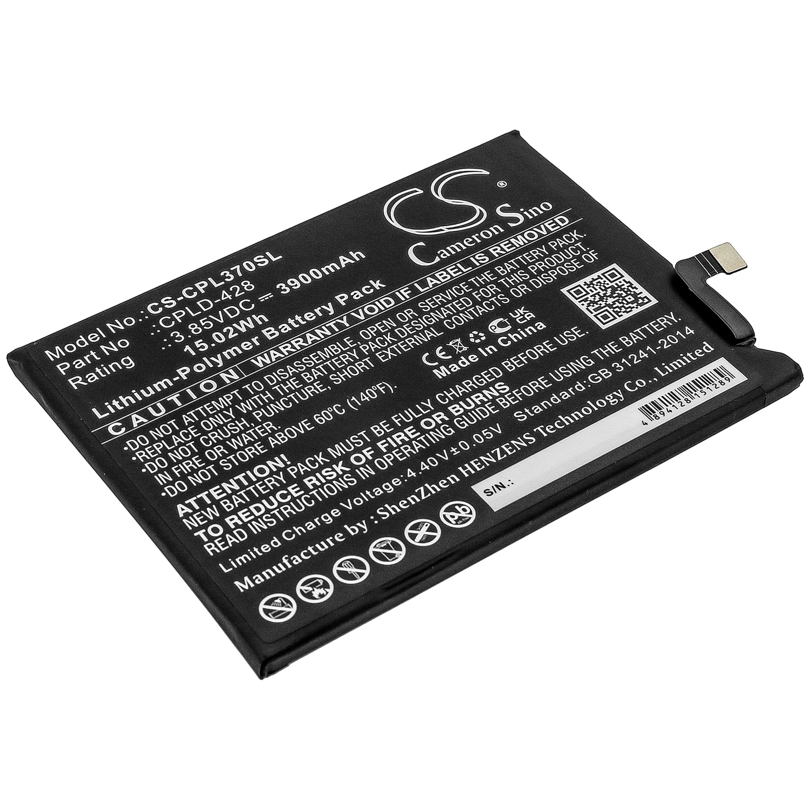 Batteri til SmartPhone, Mobil til Coolpad Legacy, CP3705AS