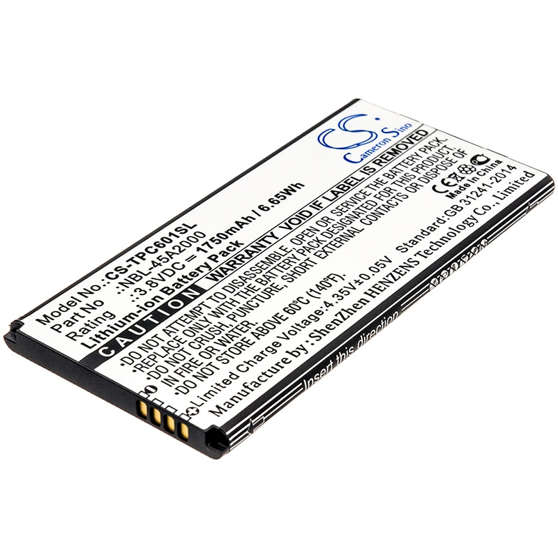 Batteri til SmartPhone, mobil til Neffos C5L, C5L Dual SIM, TP601E osv.