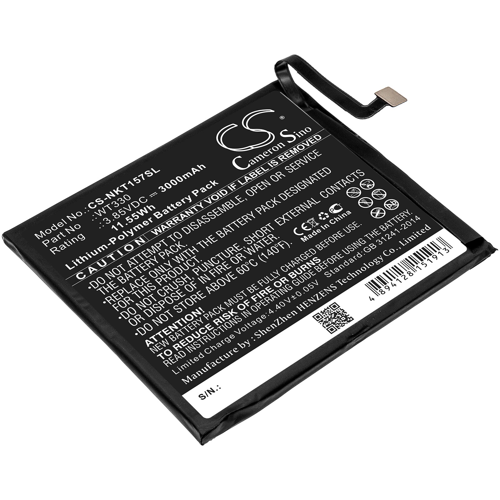 Batteri til SmartPhone, mobil til Nokia 4.2, TA-1150, TA-1157