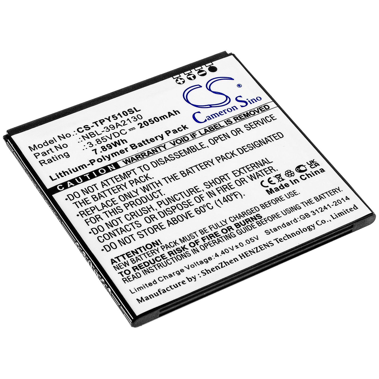 Batteri til SmartPhone, Mobil til Neffos Y5, TP802A-3, TP802A