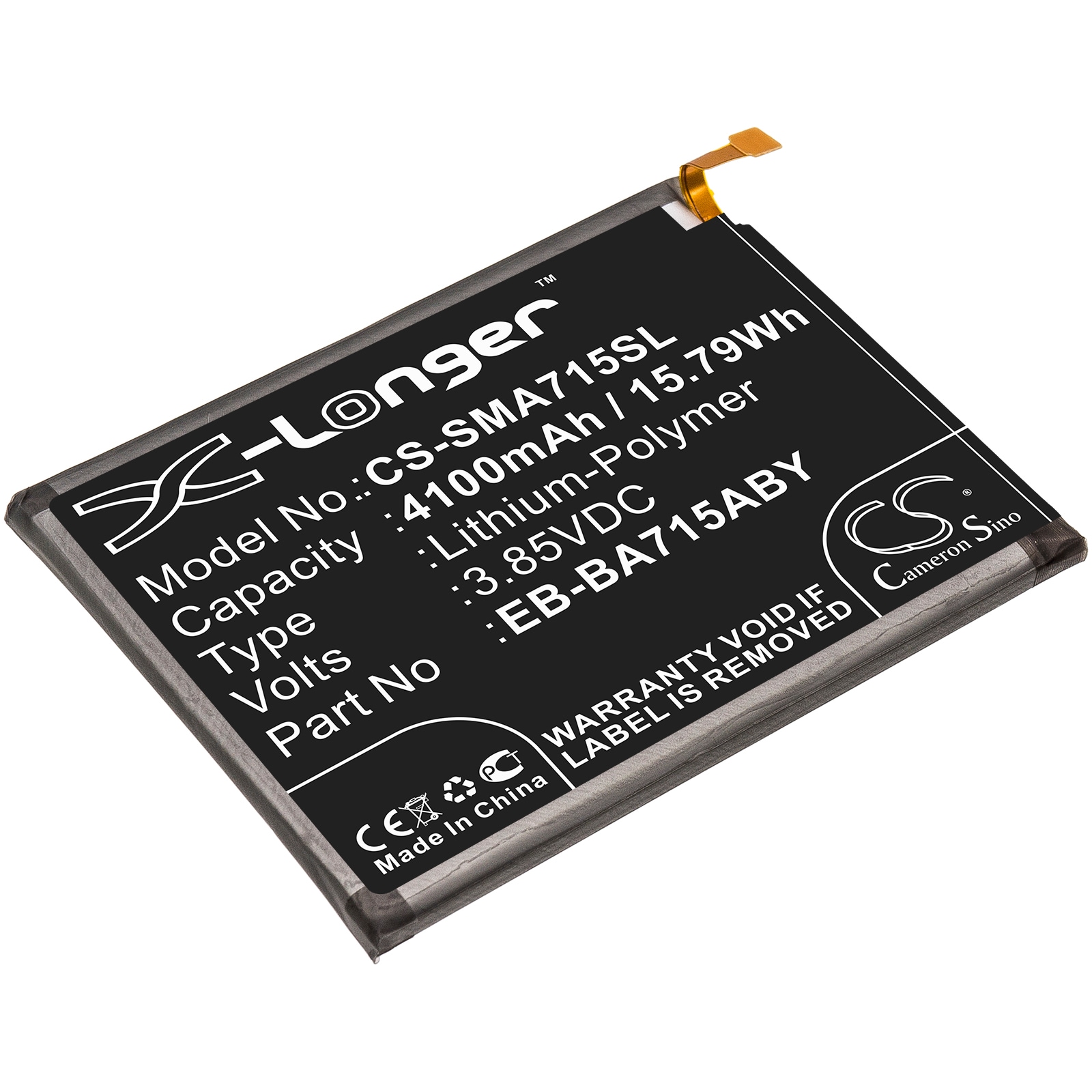 Batteri til SmartPhone, Mobil til Samsung Galaxy A71, SM-A715F, SM-A716U og andre.