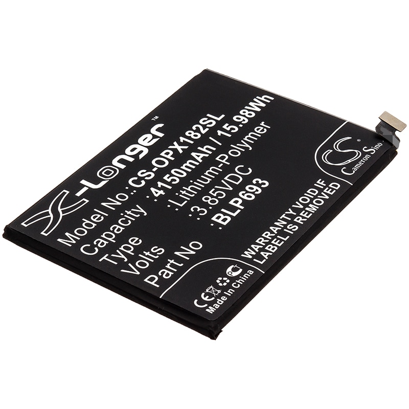 Batteri til SmartPhone, Mobil til OPPO Realme 3, RMX1825, RMX1821
