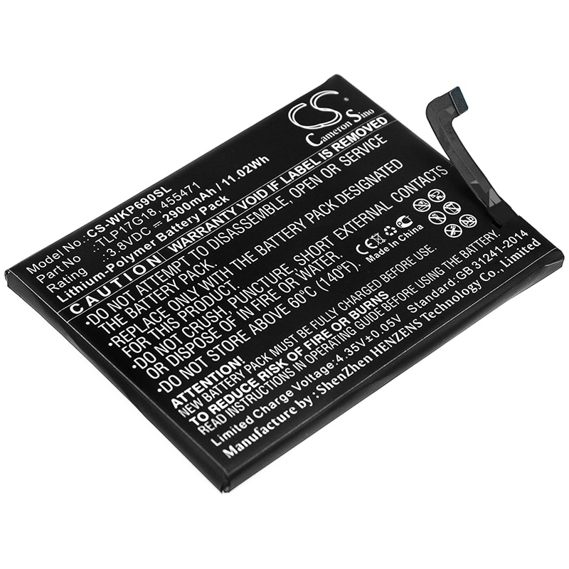 Batteri til SmartPhone, Mobil til Wiko Wim Lite, P6901
