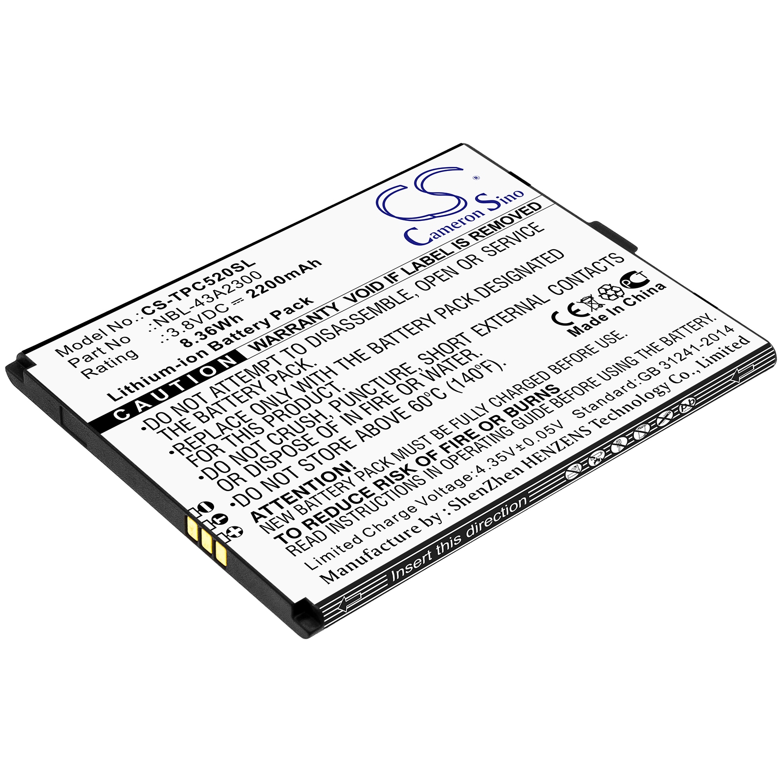 Batteri til SmartPhone, Mobil til Neffos C5A, C5A Dual SIM, TP703A
