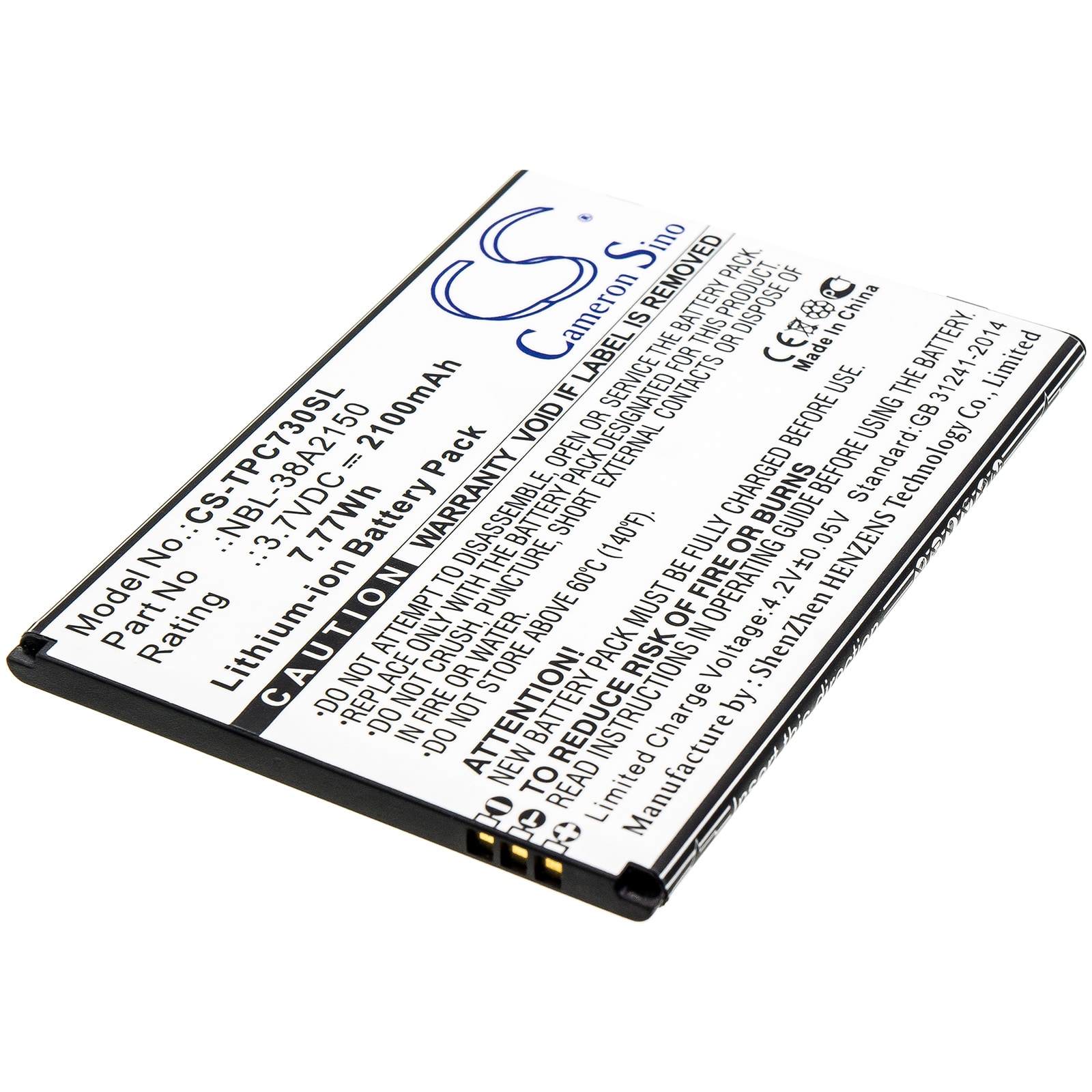 Batteri til SmartPhone, Mobil til Neffos C7 Lite, TP7041A