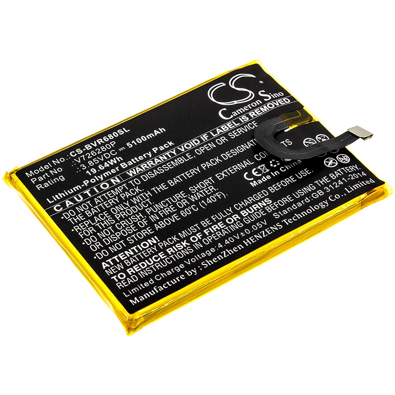 Batteri til SmartPhone, mobil til Blackview BV6800