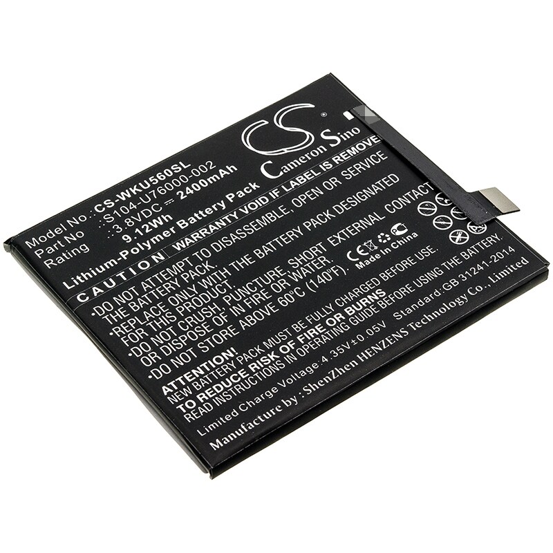 Batteri til SmartPhone, Mobil til Wiko U Feel, U Feel Lite, U Feel Lite 4G og andre.