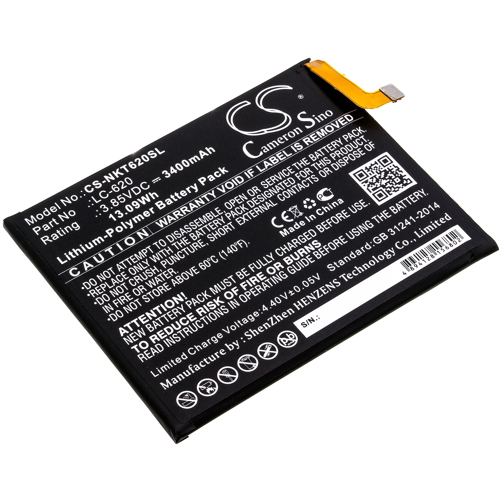 Batteri til SmartPhone, mobil til Nokia 6.2