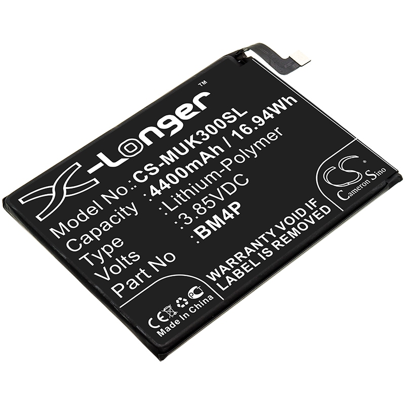 Batteri til SmartPhone, Mobil til Xiaomi Redmi K30, Redmi K30 5G, M2001G7AE og andre.