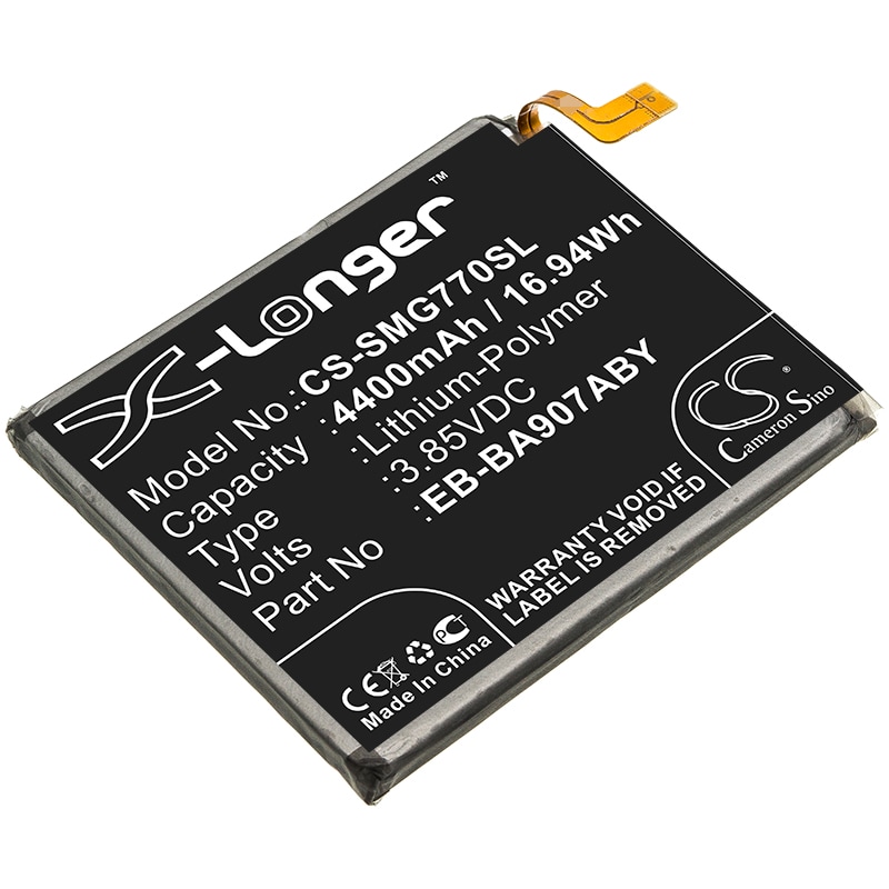 Batteri til SmartPhone, Mobil til Samsung Galaxy S10 Lite, SM-G770, SM-G770F og andre.