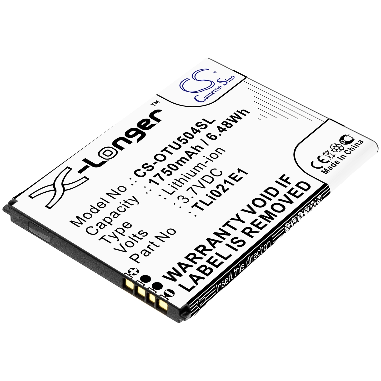 Batteri til SmartPhone, Mobil til Alcatel OT-5047U, U5 HD