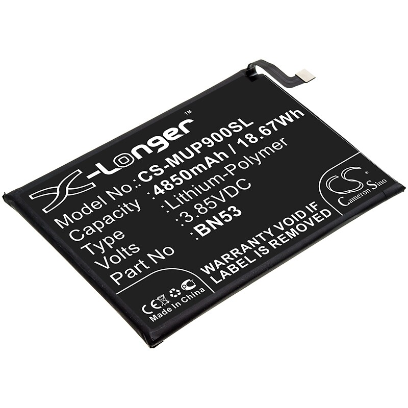 Batteri til SmartPhone, Mobil til Redmi Note 9 Pro, Note 9 Pro Max, M2003J6B2G og andre.