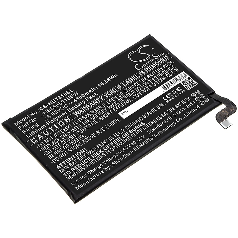 Batteri til SmartPhone, Mobil til Huawei Mate 30 Pro, Mate 30 Pro 5G, LIO-AN00 og andre.