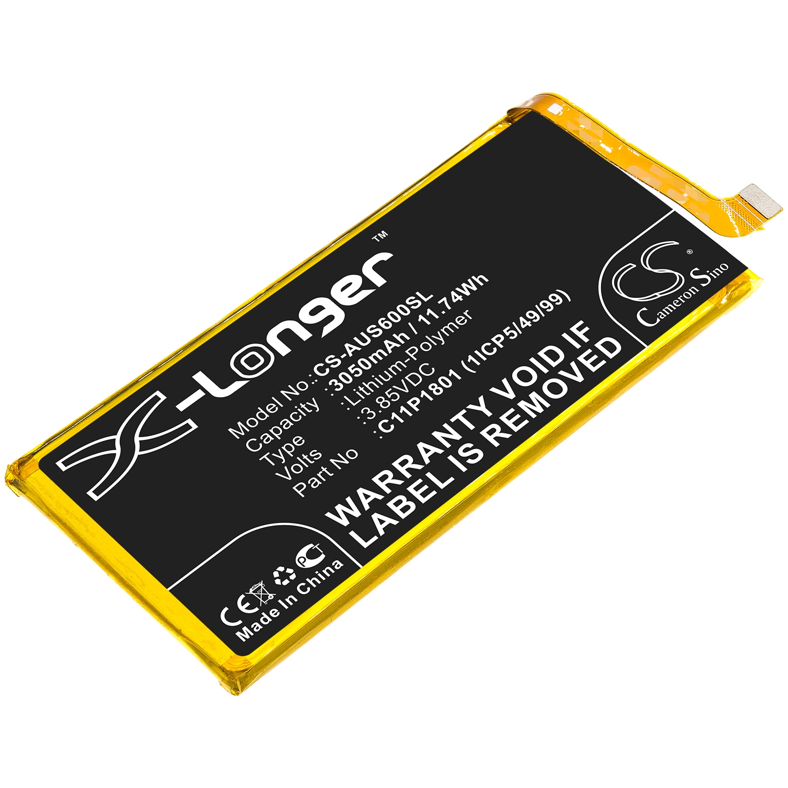 Batteri til SmartPhone, Mobil til Asus ROG Phone, ZS600KL
