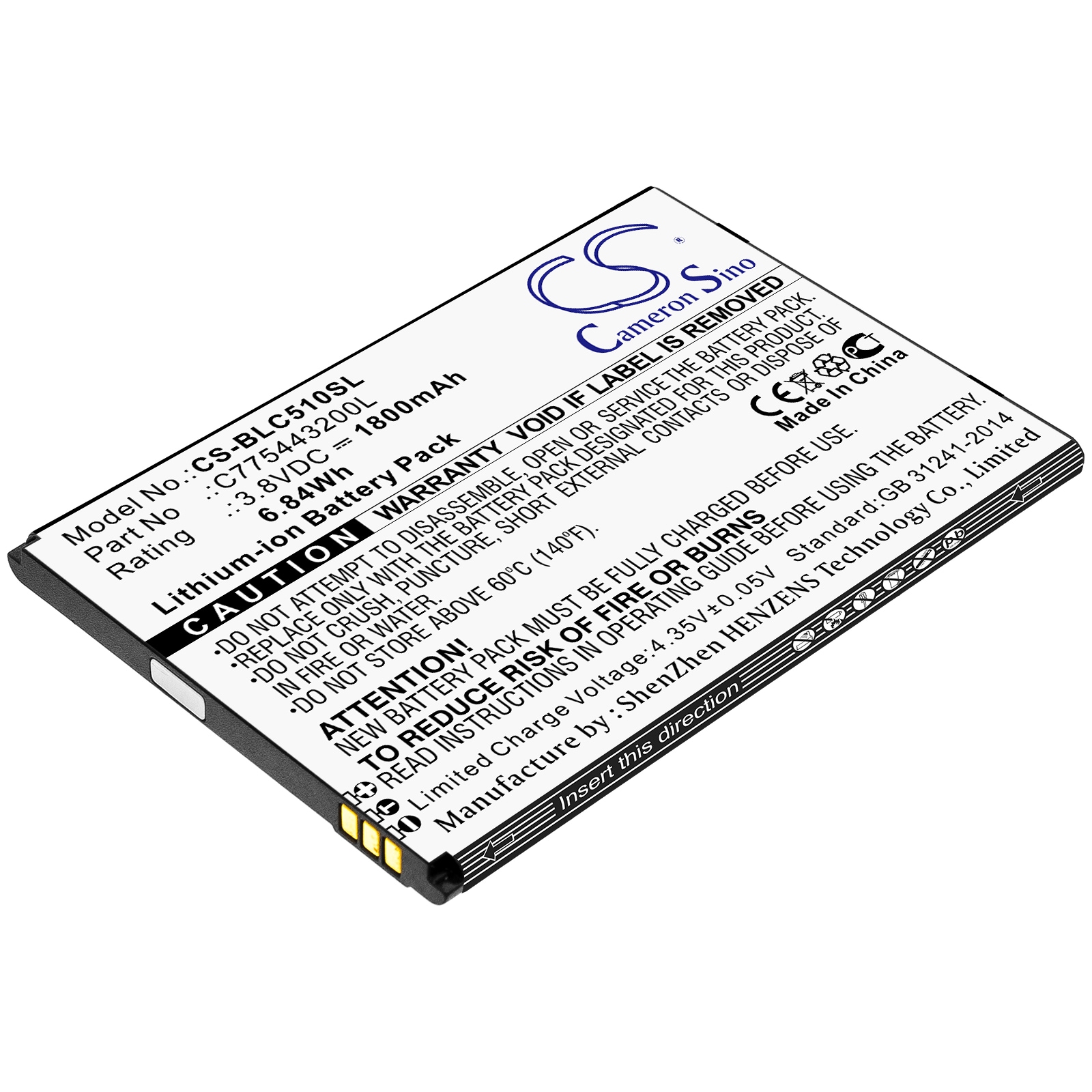 Batteri til SmartPhone, Mobil til BLU C5L, C050, C5 2019 og andre.