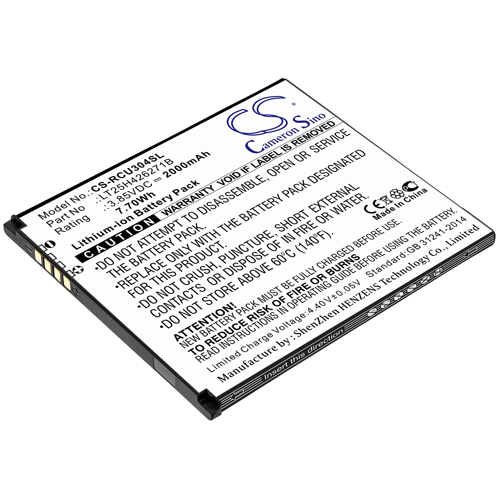 Batteri til SmartPhone, Mobil til BLU View 1, B100DL