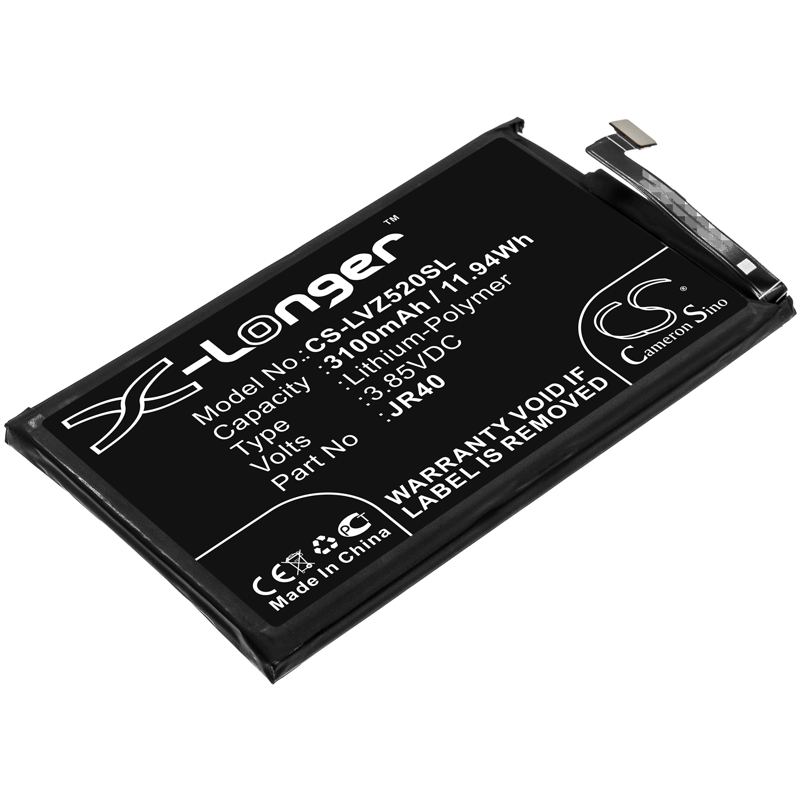 Batteri til SmartPhone, Mobil til Lenovo Z5 Pro, L78031, L78032