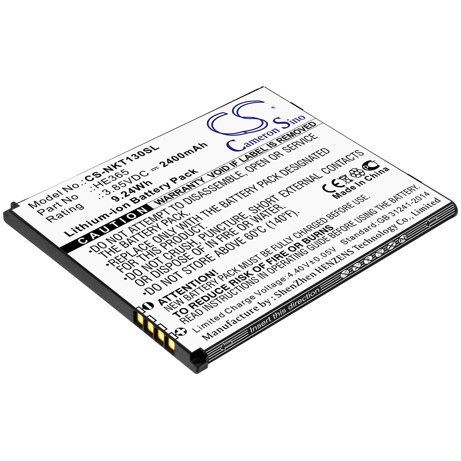Batteri til SmartPhone, mobil til Nokia Nokia 1 Plus, TA-1130, TA-1123 og andre.