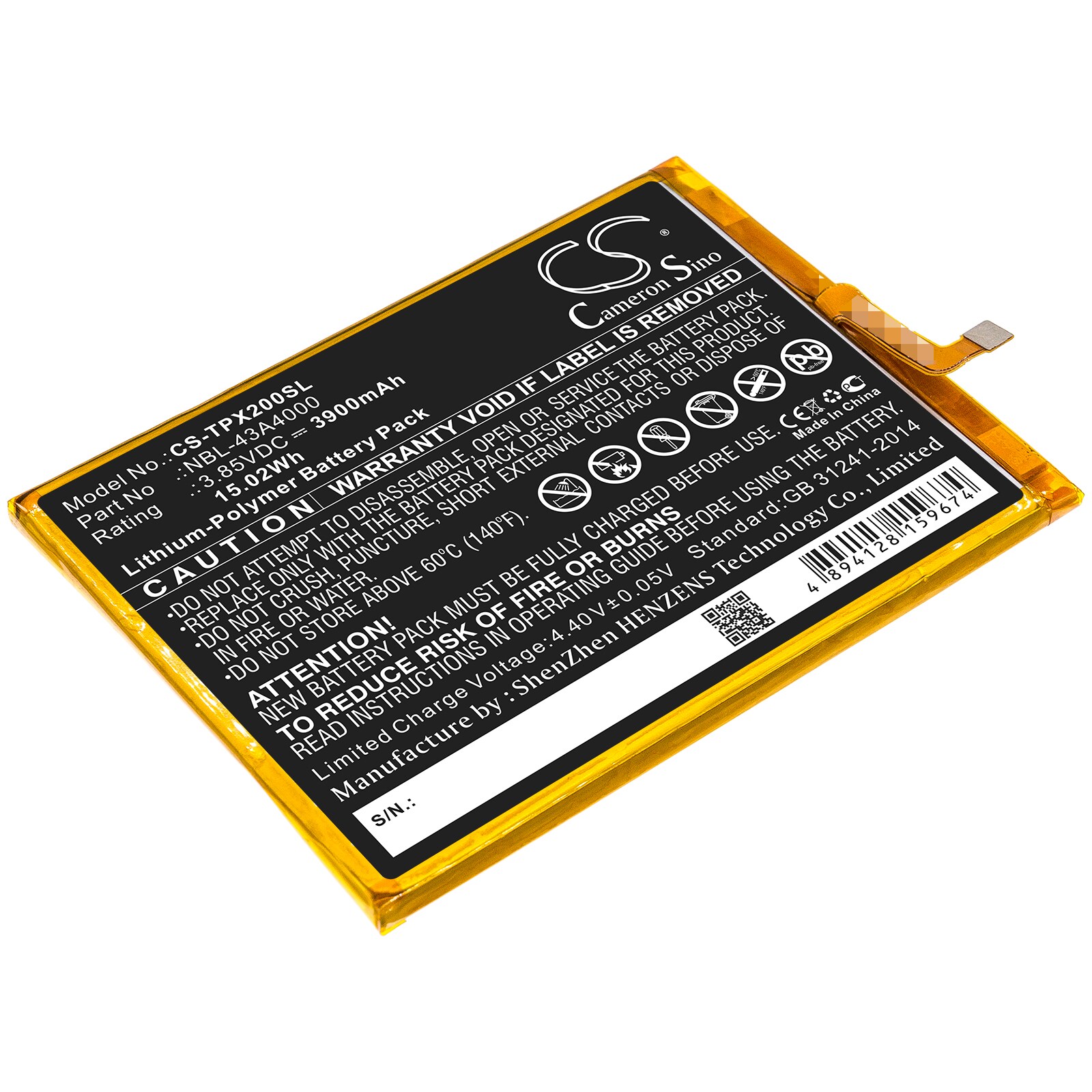 Batteri til SmartPhone, mobil til Neffos X20, X20 Pro, TP7071 og andre.