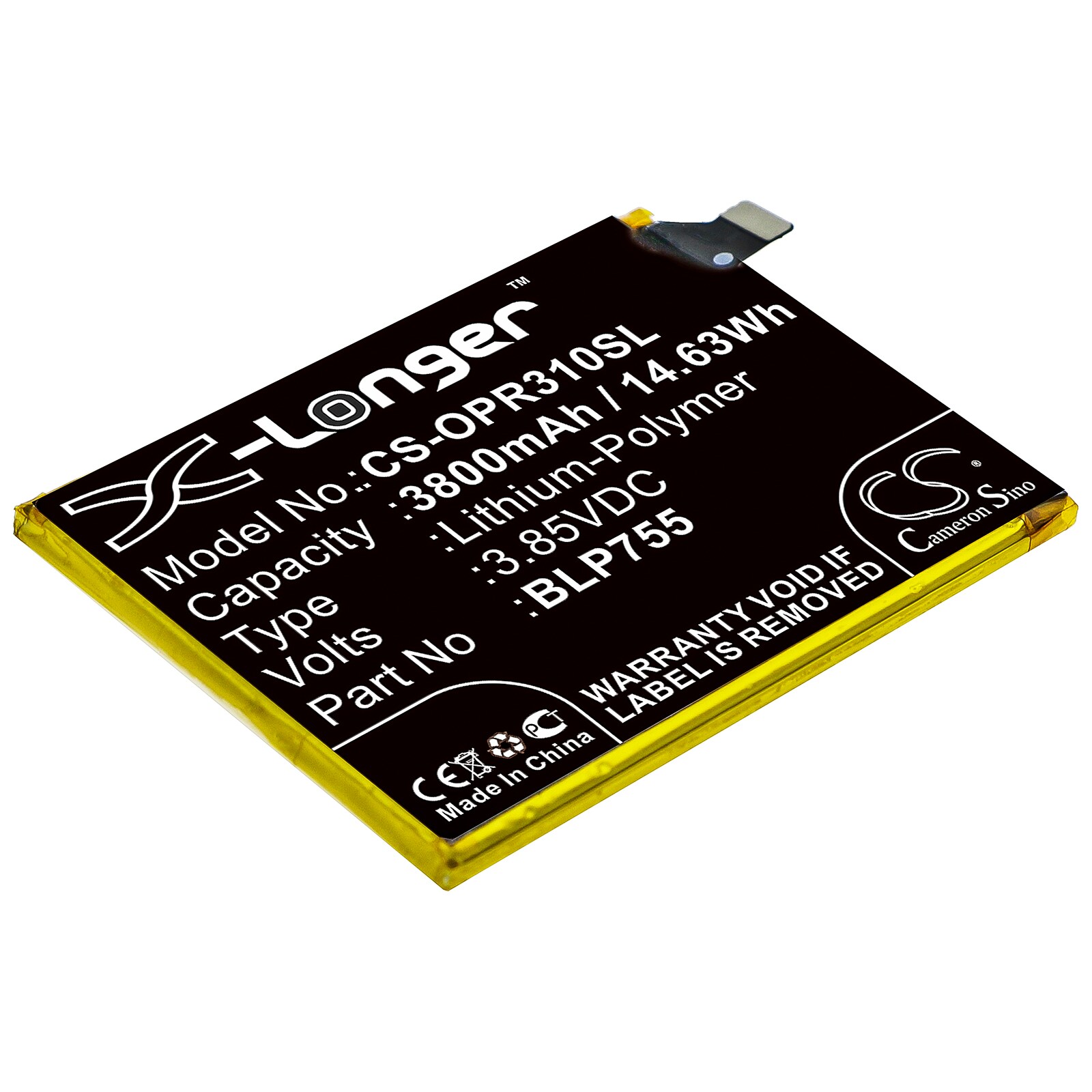 Batteri til SmartPhone, Mobil til OPPO Reno 3 5G, Reno 3 5G Aura, PCLM50 og andre.