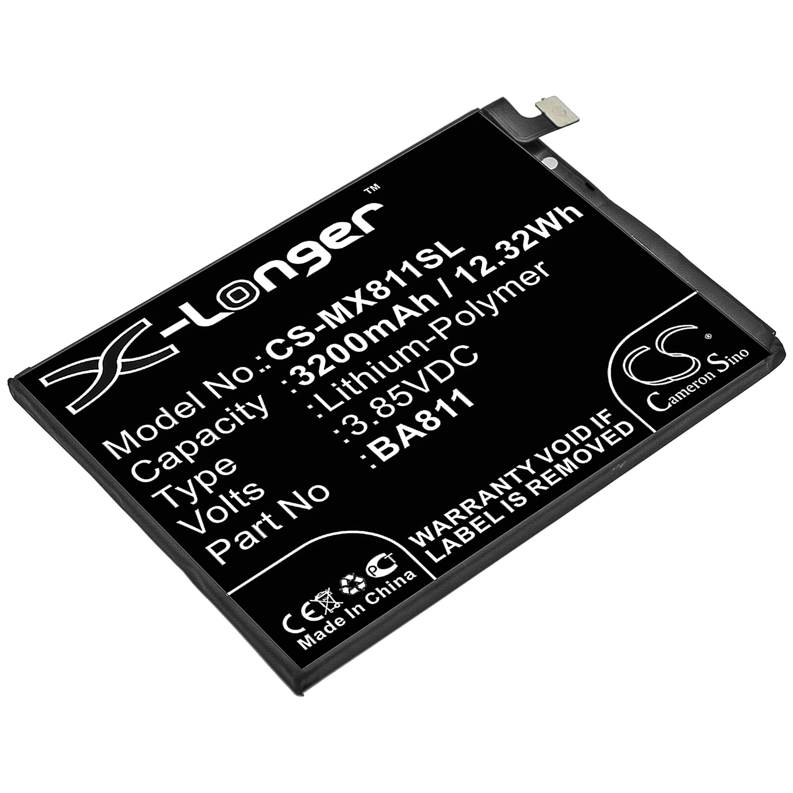 Batteri til SmartPhone, mobil til Meizu M6T, M811, M811T og andre.