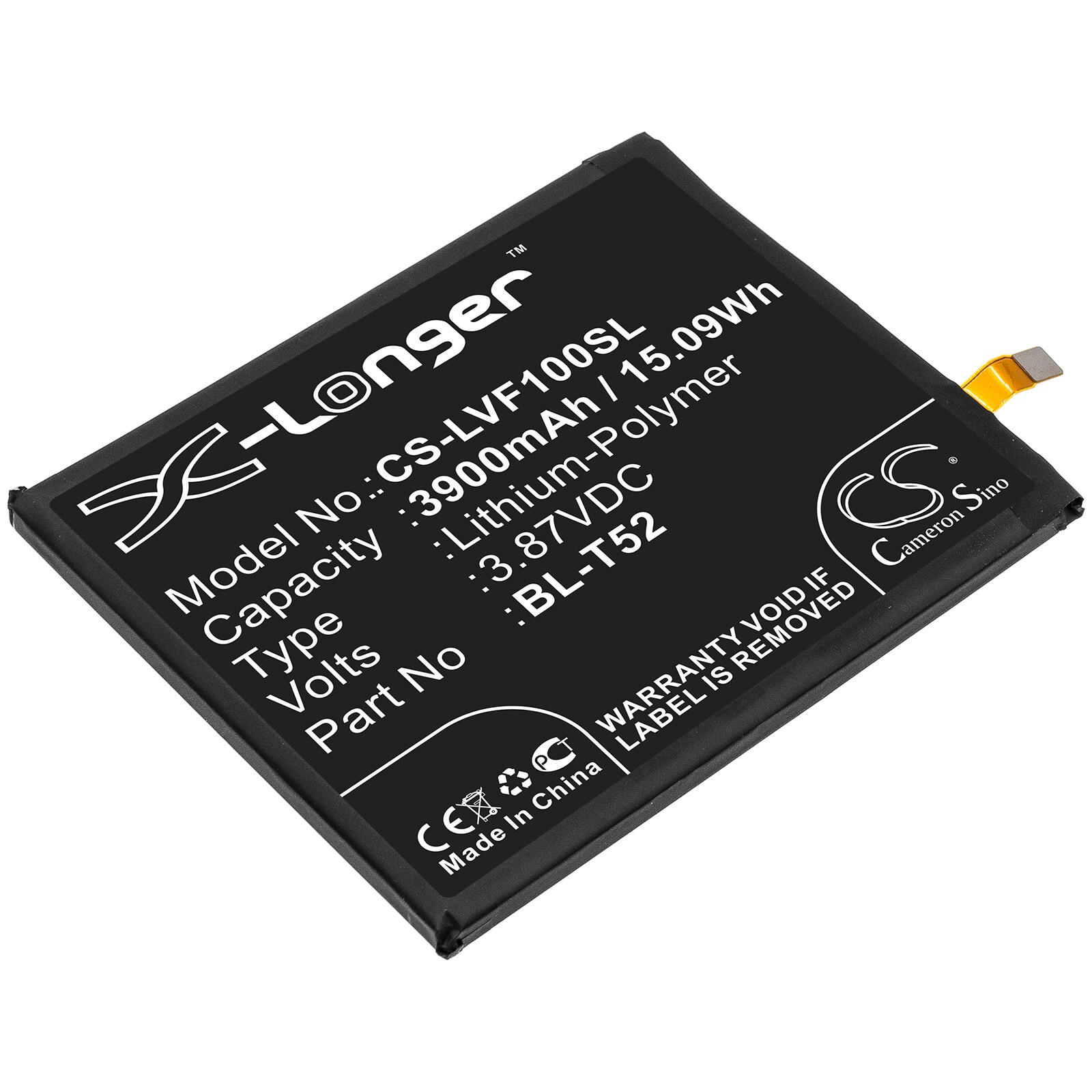 Batteri til SmartPhone, Mobil til LG Wing 5G, F100VMY, F100 og andre.
