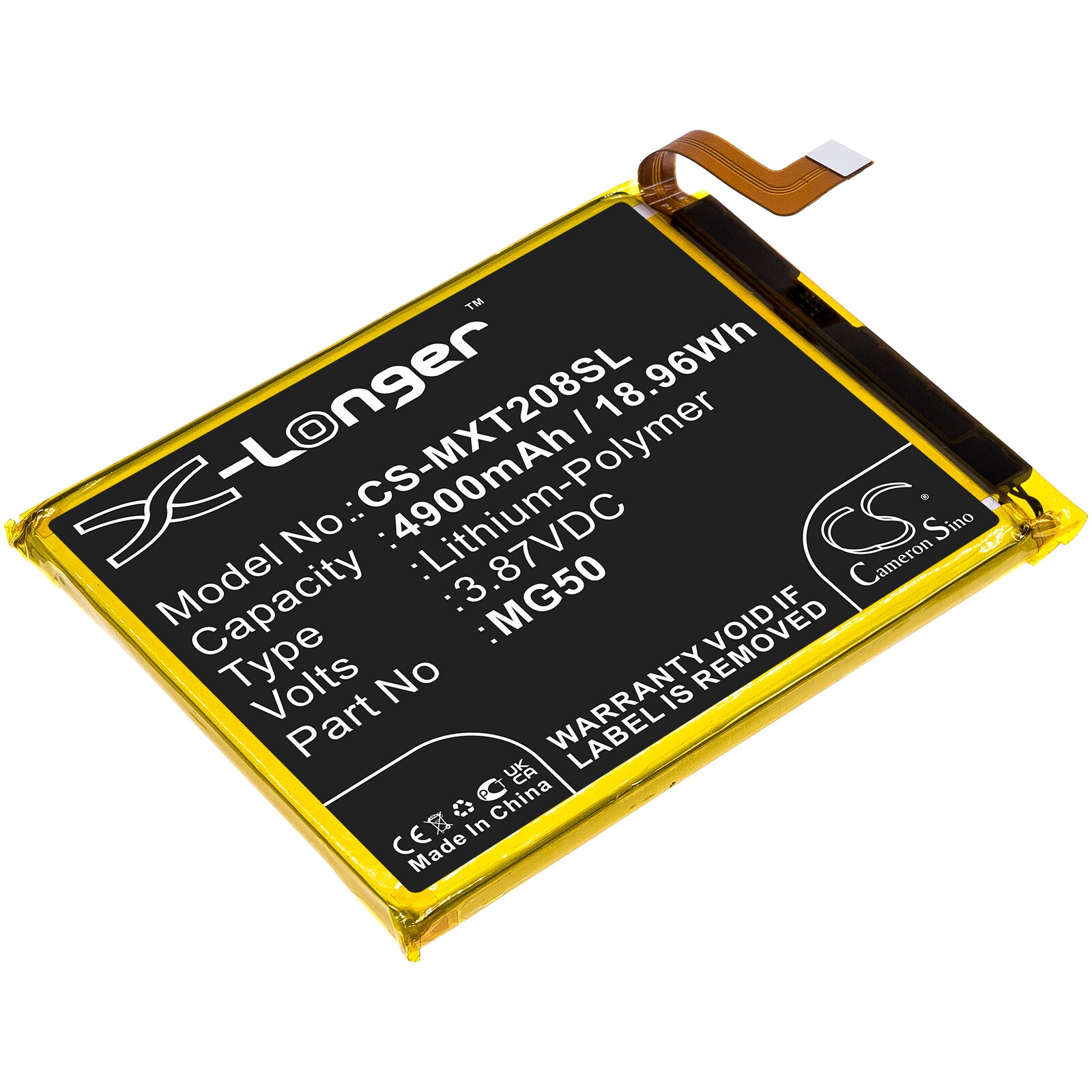 Batteri til SmartPhone, Mobil til Motorola Moto G9 Plus, Moto G9 Plus 2020, XT2087-1 og andre.