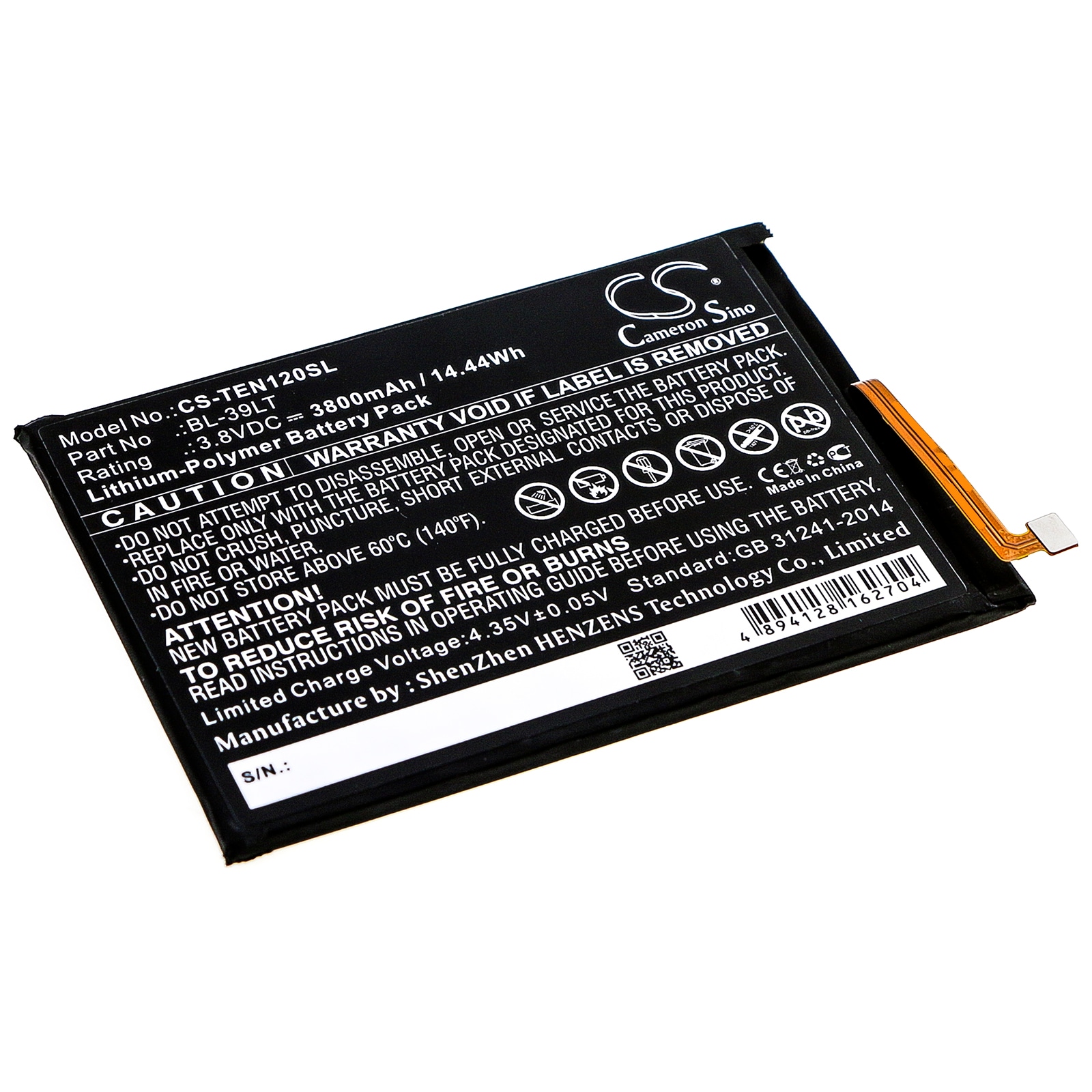 Batteri til SmartPhone, Mobil til Tecno Camon 12, Camon 15