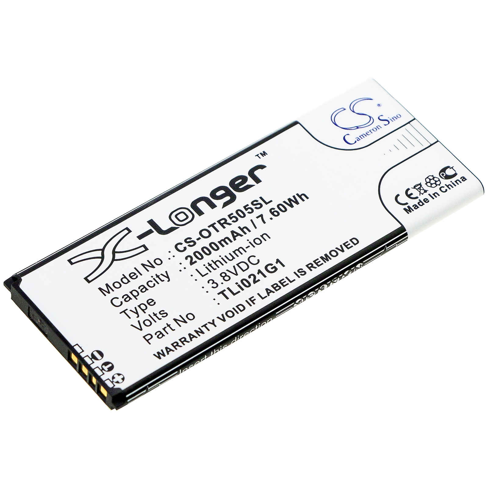 Batteri til SmartPhone, Mobil til Alcatel Insight, 5005R