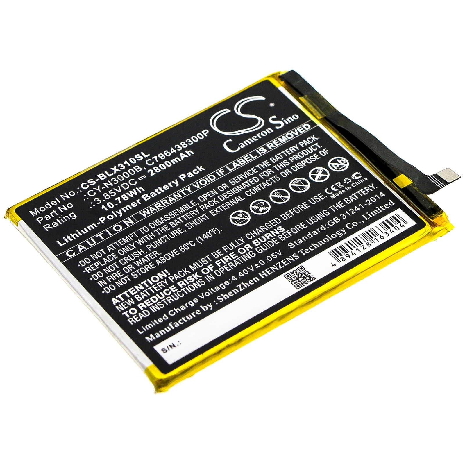 Batteri til SmartPhone, Mobil til BLU Vivo XI+, Vivo XI Plus, V0310WW