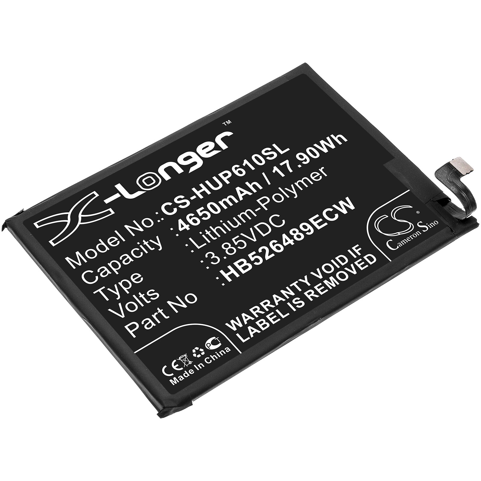 Batteri til SmartPhone, Mobil til Huawei Y6p, MED-LX9, MED-L29 og andre.