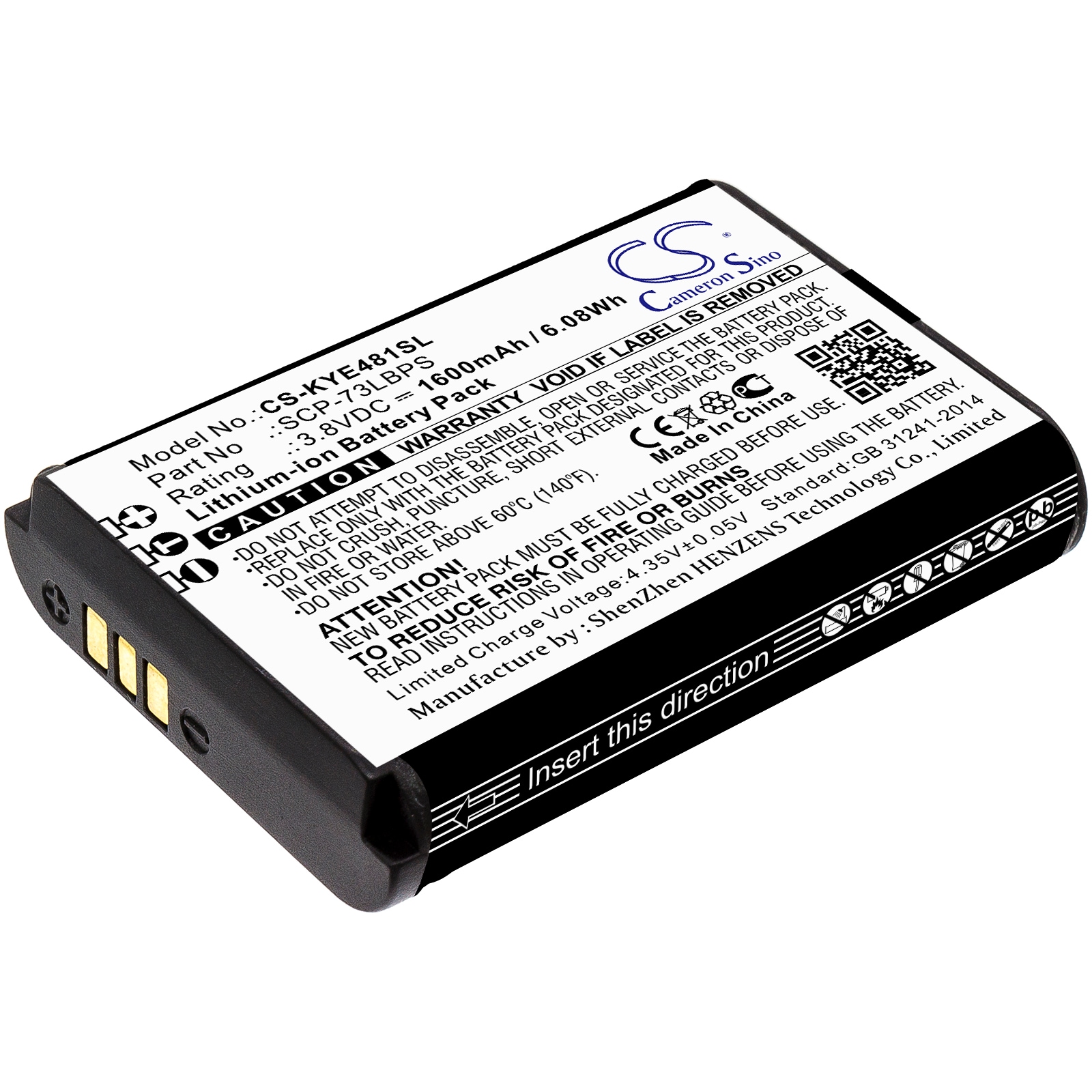 Batteri til SmartPhone, Mobil til Kyocera DuraXV Extreme, E4810, DuraXE Epic etc.