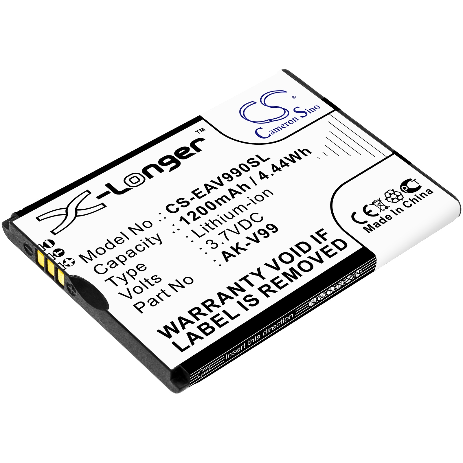 Batteri til SmartPhone, mobil til Emporia Select, V99, Basic V26