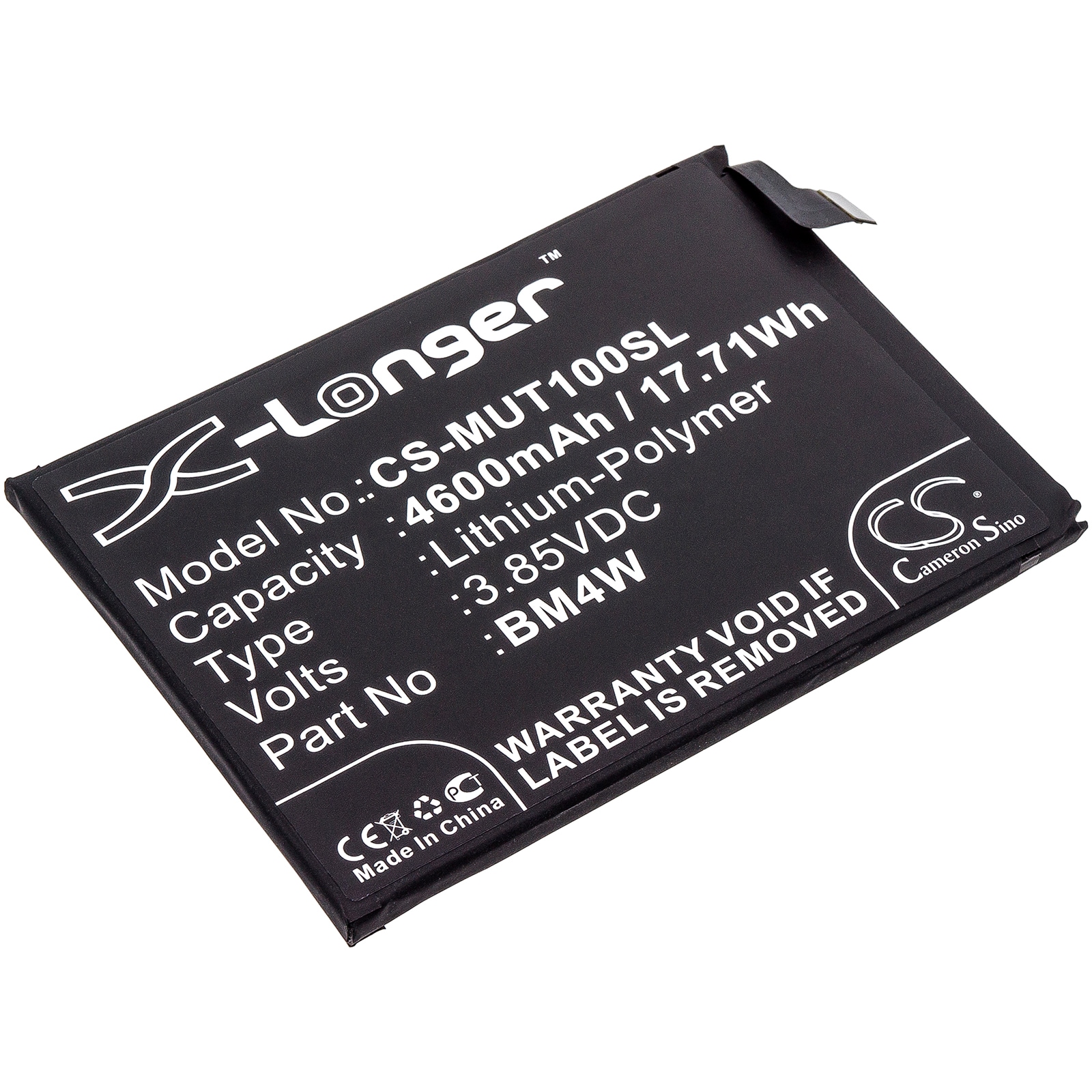 Batteri til SmartPhone, Mobil til Xiaomi MZB07Z0IN, Mi 10T Lite 5G, M2007J17G og andre.