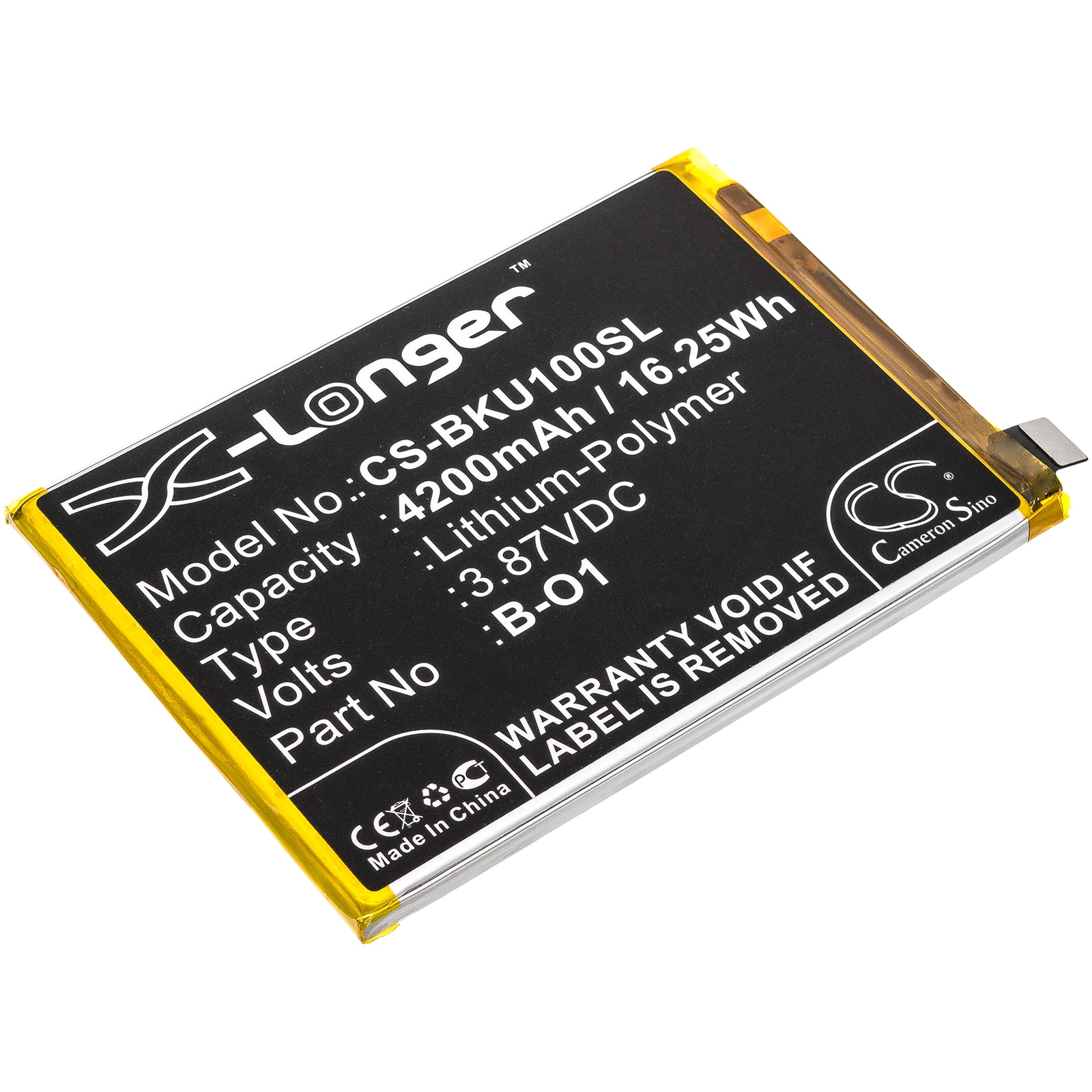 Batteri til SmartPhone, Mobil til VIVO iQOO U1, V2023A, V2023