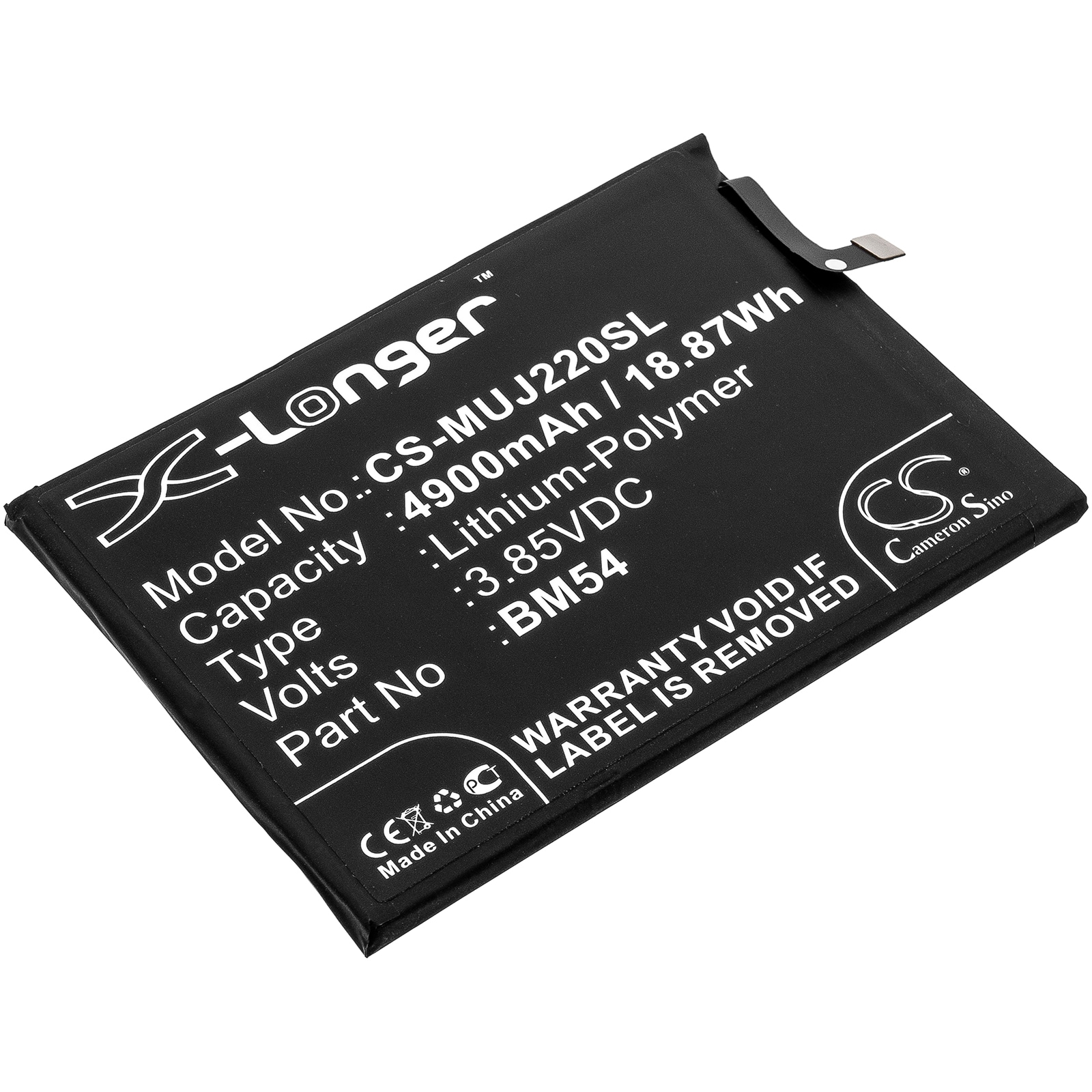 Batteri til SmartPhone, Mobil til Redmi Note 9T, Note 9 5G, A001XM og andre.