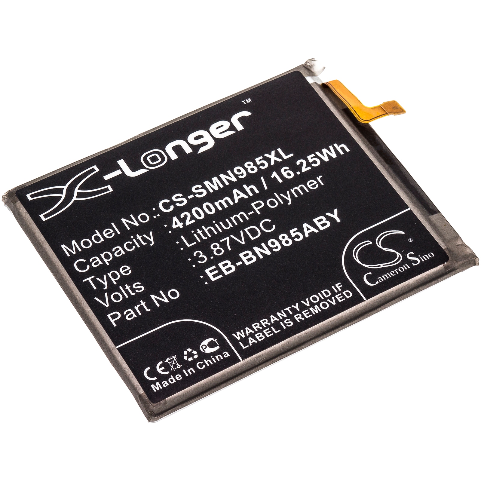 Batteri til SmartPhone, Mobil til Samsung Galaxy Note 20 Ultra, Note 20 Ultra 5G og andre.