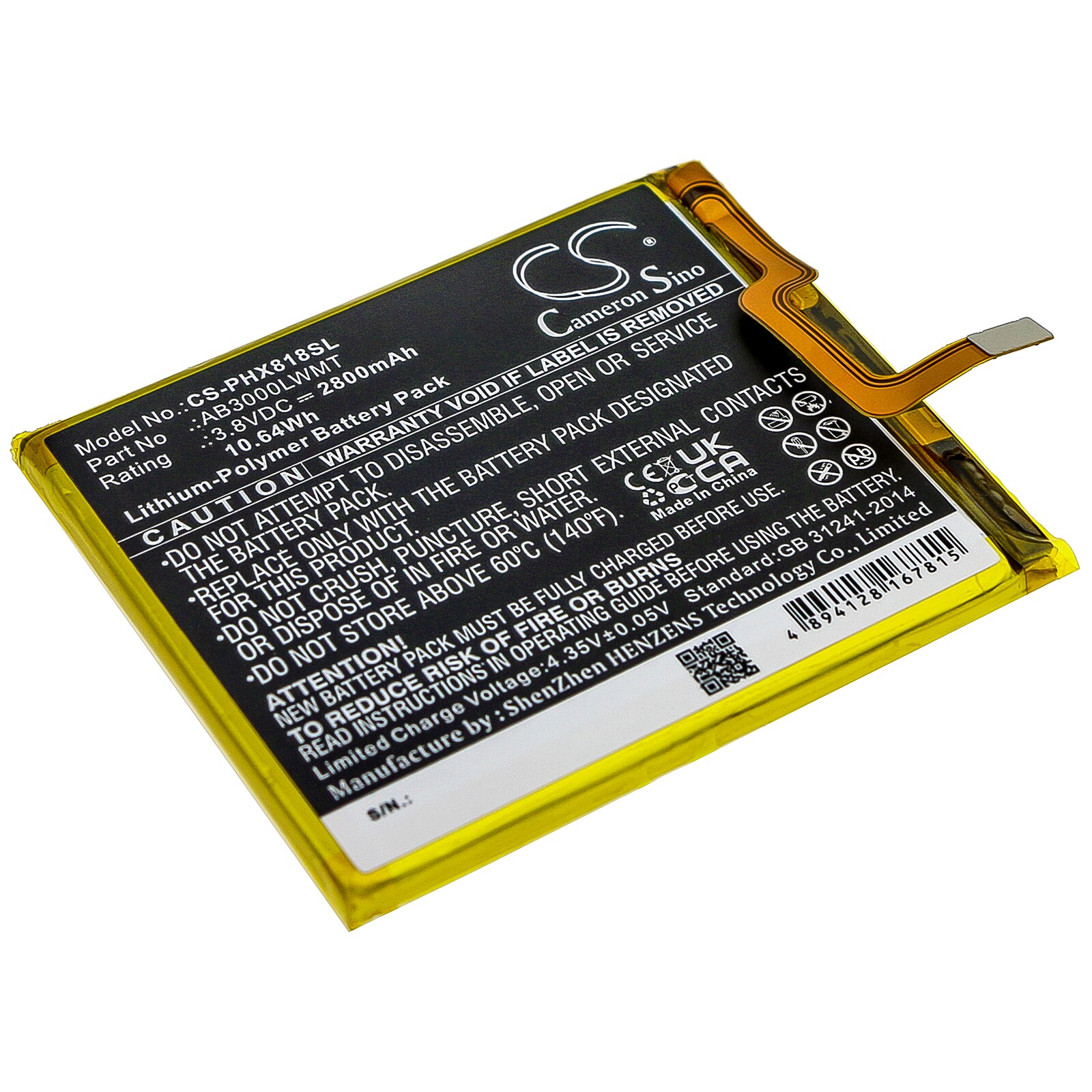 Batteri til SmartPhone, Mobil til Philips Xenium X818