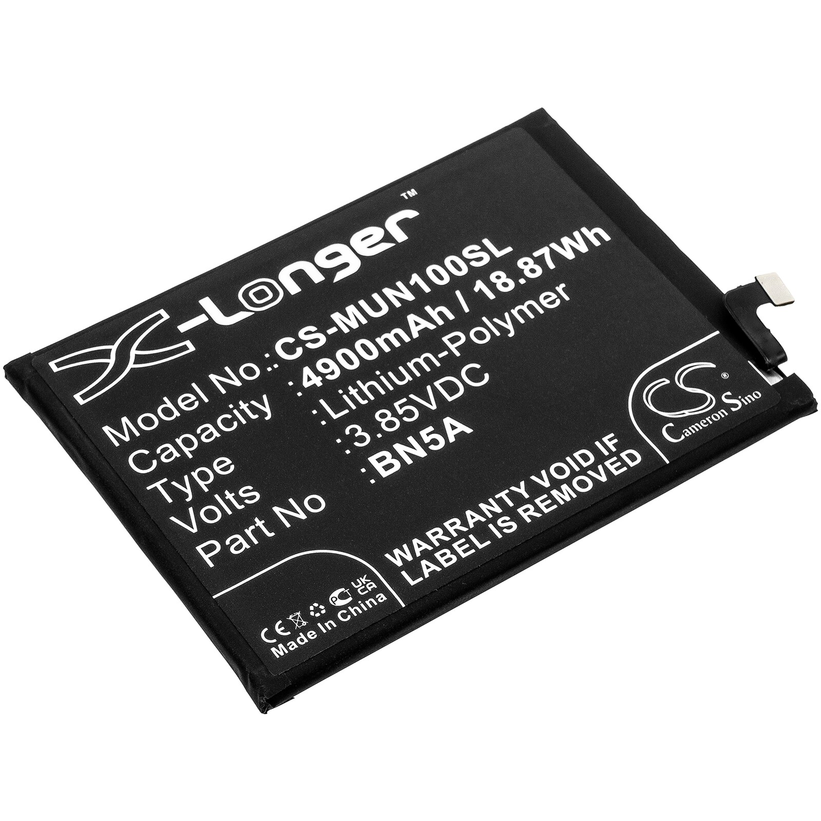 Batteri til SmartPhone, Mobil til Poco M3 Pro 5G, M2103K19PI, M2103K19PG og andre.