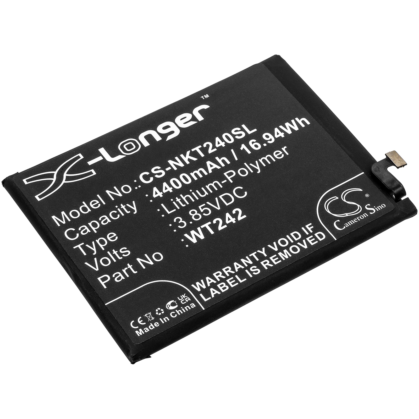 Batteri til SmartPhone, mobil til Nokia Nokia 2.4, TA-1277, TA-1275 osv.