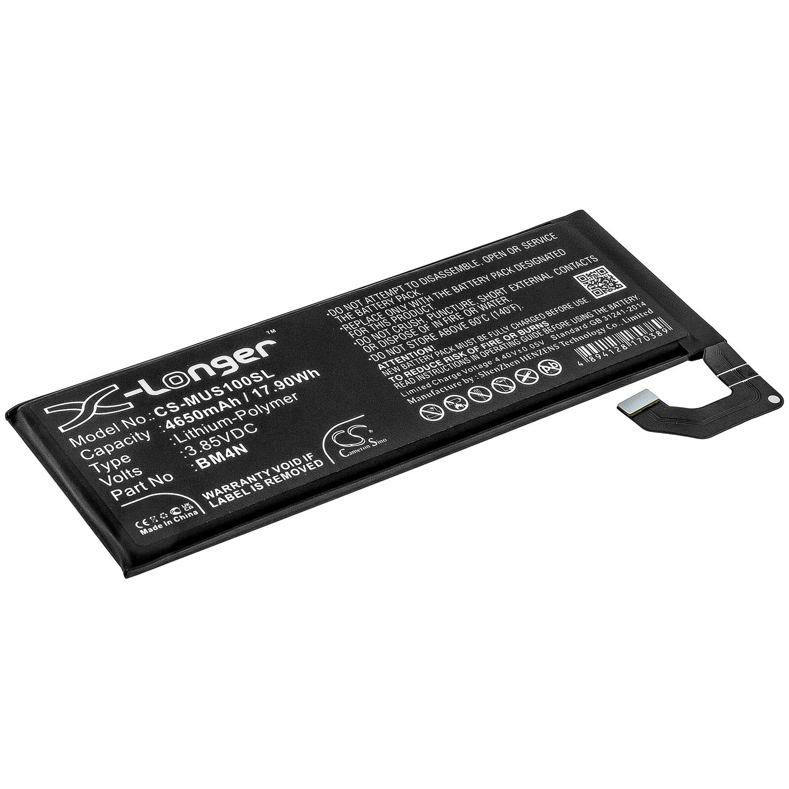Batteri til SmartPhone, Mobil til Xiaomi Mi 10, Mi 10 5G, Mi 10S 5G og andre.