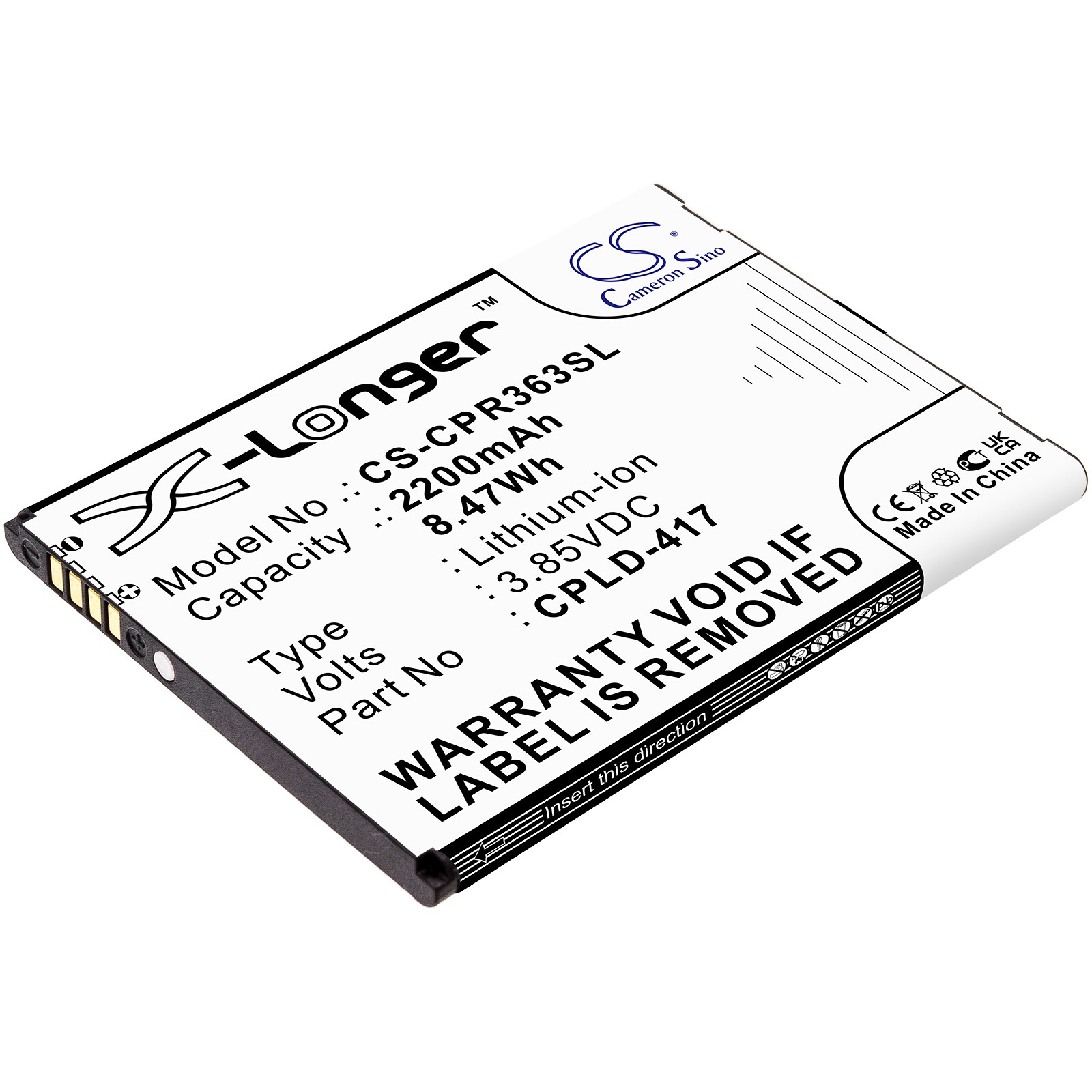 Batteri til SmartPhone, Mobil til Coolpad Defiant, BTR3635A