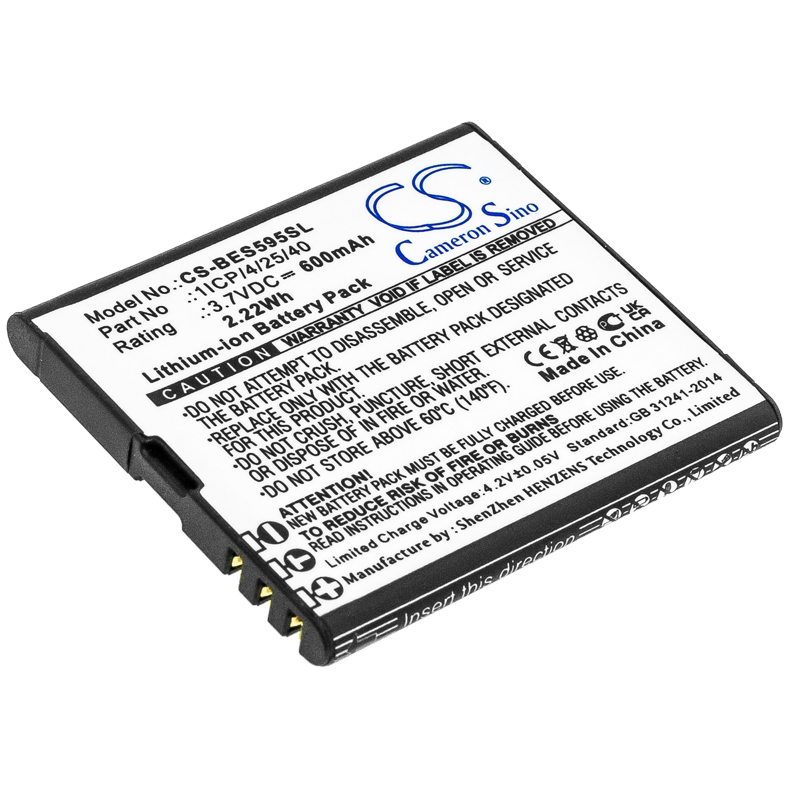 Batteri til SmartPhone, mobil til Bea-phone SL495, SL595, SL595 Plus osv.