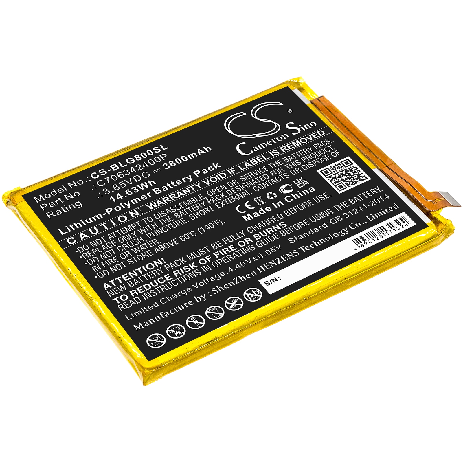 Batteri til SmartPhone, Mobil til BLU G80, G0290ww