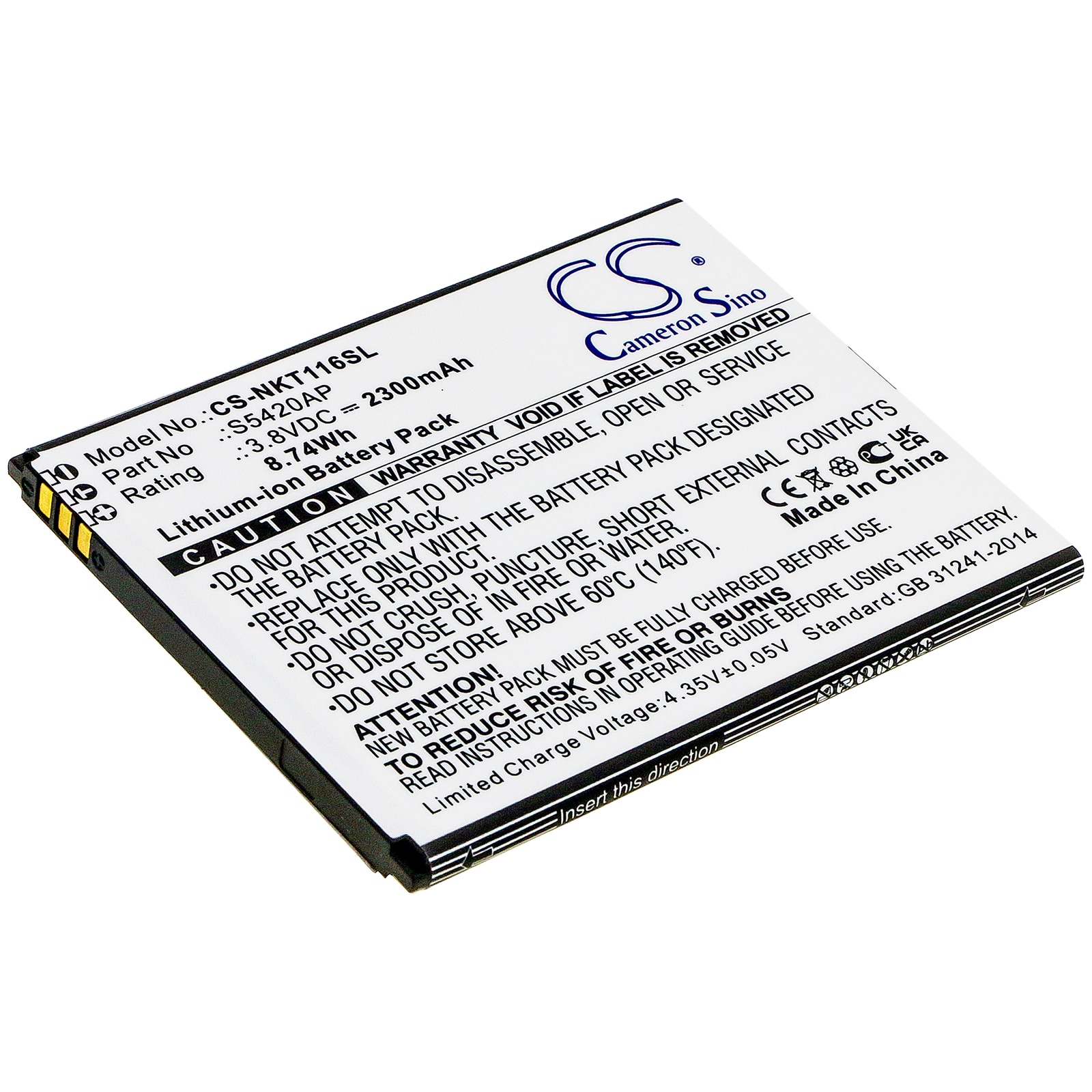 Batteri til SmartPhone, mobil til Nokia C1 2019, TA-1165