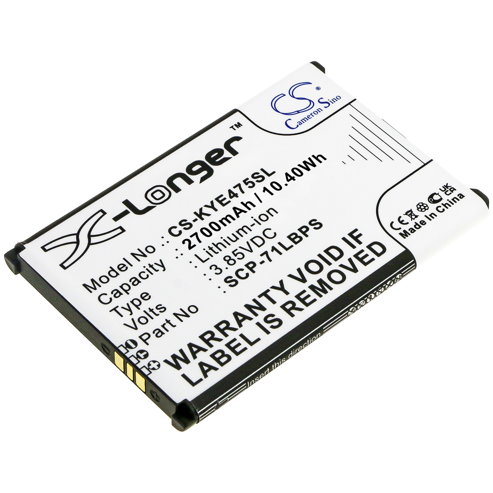 Batteri til SmartPhone, Mobil til Kyocera DuraTR, E4750